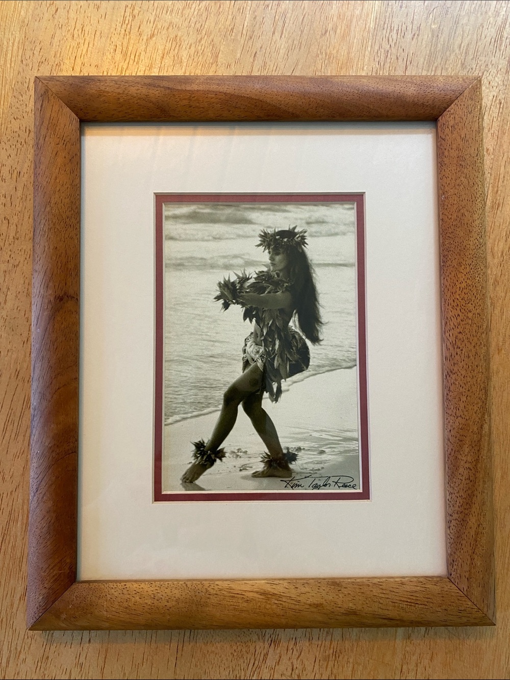 Kim Taylor Reece Print/KOA WOOD FRAME (rare)